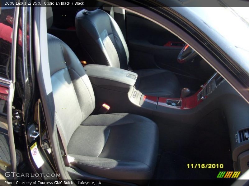 Obsidian Black / Black 2008 Lexus ES 350