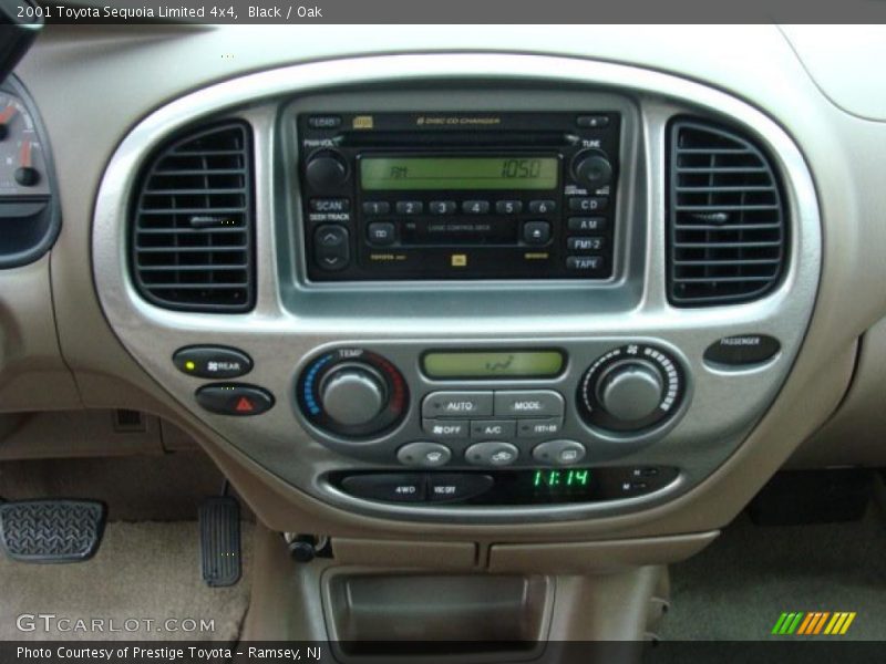 Controls of 2001 Sequoia Limited 4x4