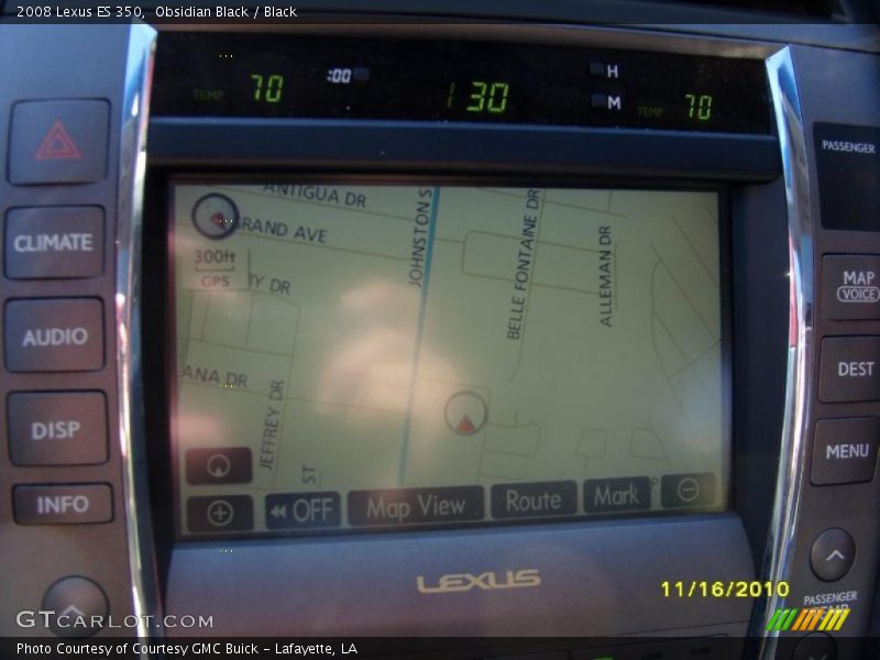 Obsidian Black / Black 2008 Lexus ES 350