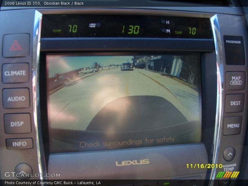Obsidian Black / Black 2008 Lexus ES 350