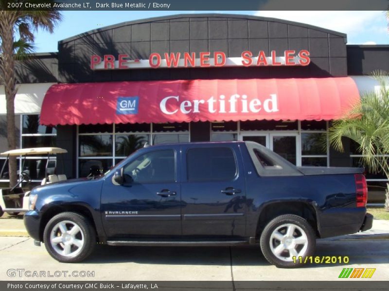 Dark Blue Metallic / Ebony 2007 Chevrolet Avalanche LT