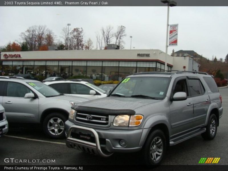 Phantom Gray Pearl / Oak 2003 Toyota Sequoia Limited 4WD