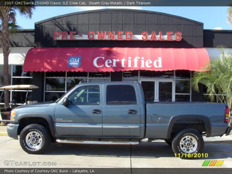 Stealth Gray Metallic / Dark Titanium 2007 GMC Sierra 2500HD Classic SLE Crew Cab