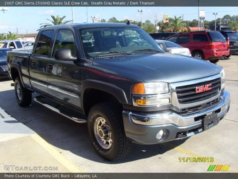Stealth Gray Metallic / Dark Titanium 2007 GMC Sierra 2500HD Classic SLE Crew Cab