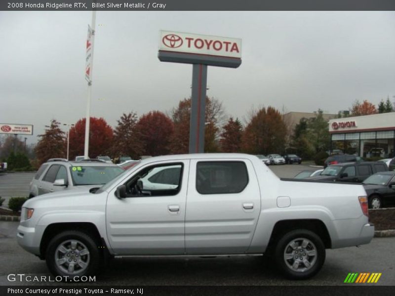 Billet Silver Metallic / Gray 2008 Honda Ridgeline RTX