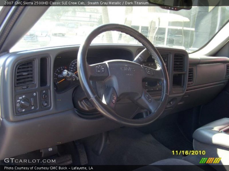 Stealth Gray Metallic / Dark Titanium 2007 GMC Sierra 2500HD Classic SLE Crew Cab