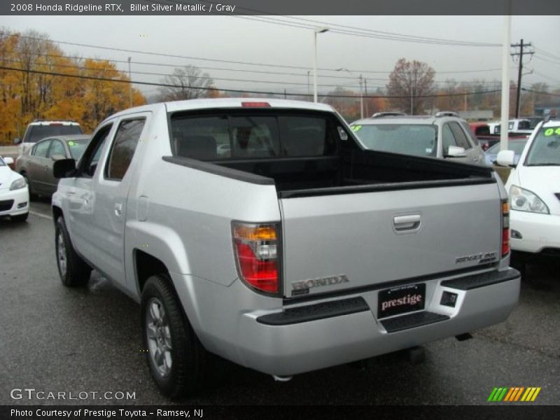 Billet Silver Metallic / Gray 2008 Honda Ridgeline RTX