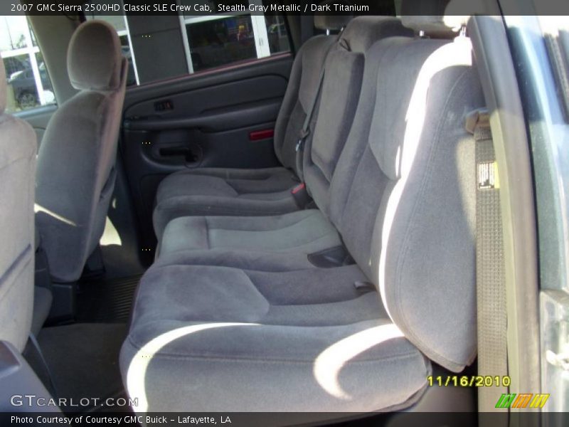  2007 Sierra 2500HD Classic SLE Crew Cab Dark Titanium Interior