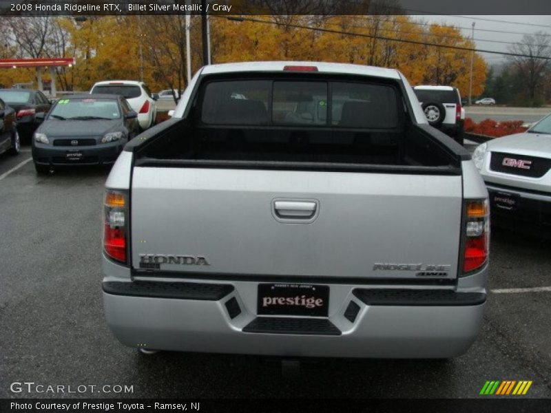 Billet Silver Metallic / Gray 2008 Honda Ridgeline RTX
