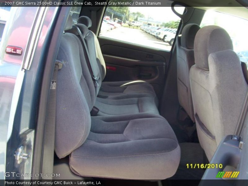  2007 Sierra 2500HD Classic SLE Crew Cab Dark Titanium Interior
