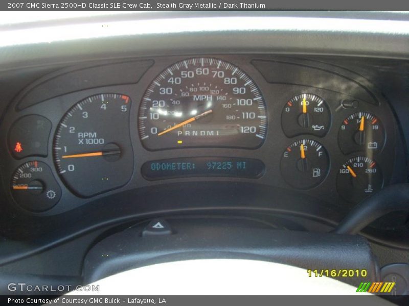  2007 Sierra 2500HD Classic SLE Crew Cab Classic SLE Crew Cab Gauges