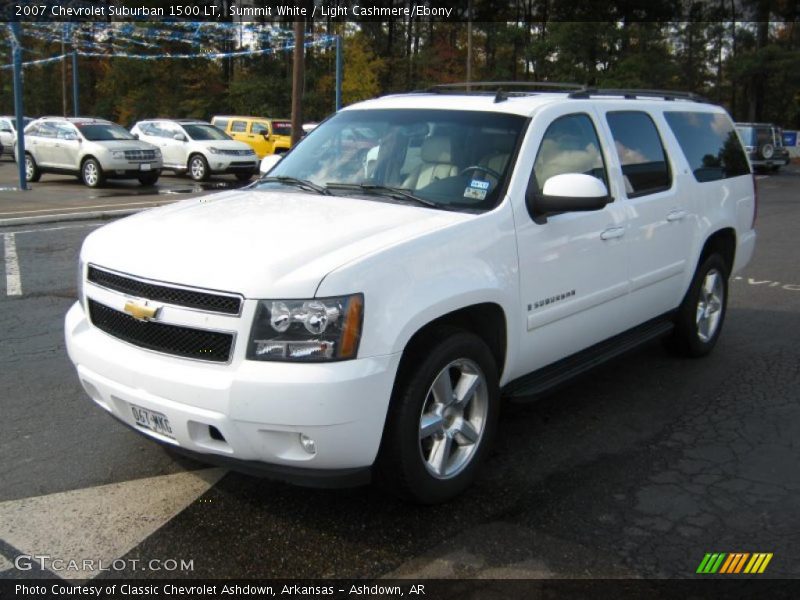Summit White / Light Cashmere/Ebony 2007 Chevrolet Suburban 1500 LT