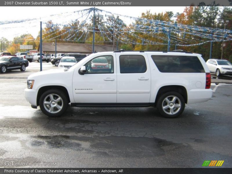 Summit White / Light Cashmere/Ebony 2007 Chevrolet Suburban 1500 LT