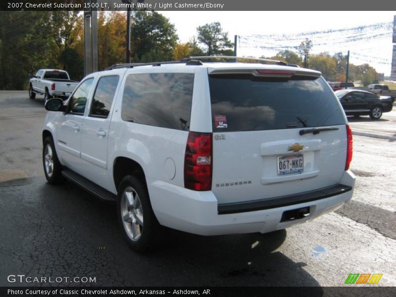 Summit White / Light Cashmere/Ebony 2007 Chevrolet Suburban 1500 LT