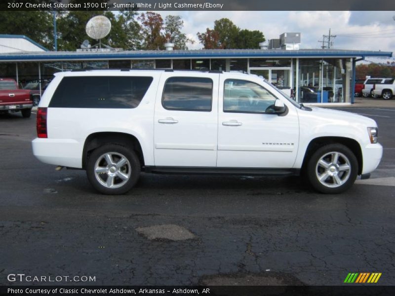 Summit White / Light Cashmere/Ebony 2007 Chevrolet Suburban 1500 LT