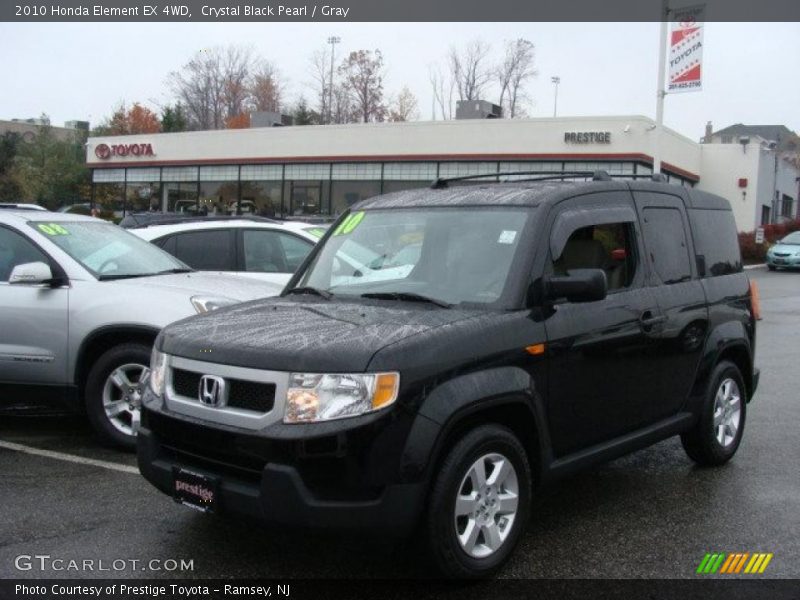 Crystal Black Pearl / Gray 2010 Honda Element EX 4WD