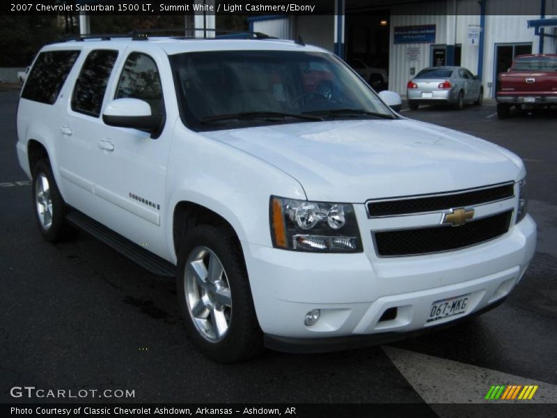 Summit White / Light Cashmere/Ebony 2007 Chevrolet Suburban 1500 LT