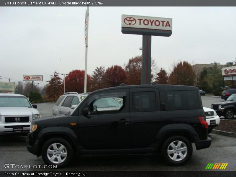 Crystal Black Pearl / Gray 2010 Honda Element EX 4WD