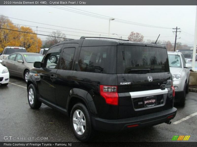 Crystal Black Pearl / Gray 2010 Honda Element EX 4WD