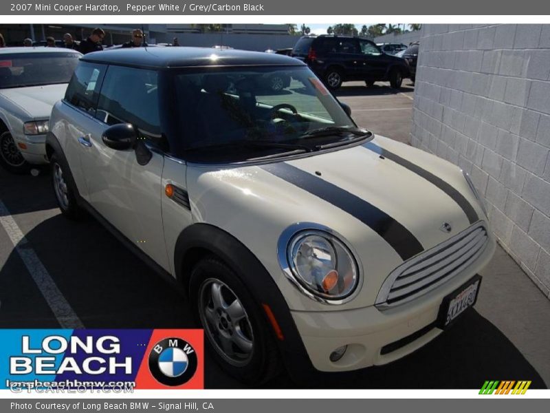 Pepper White / Grey/Carbon Black 2007 Mini Cooper Hardtop