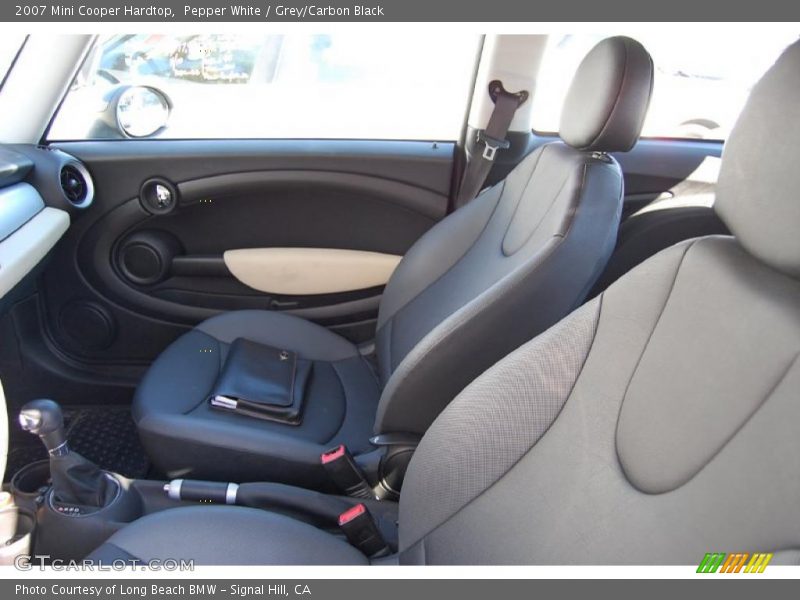 Pepper White / Grey/Carbon Black 2007 Mini Cooper Hardtop