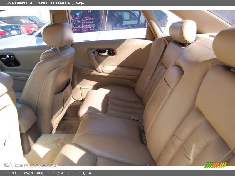 White Pearl Metallic / Beige 1994 Infiniti Q 45