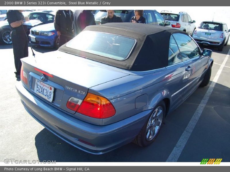 Steel Blue Metallic / Grey 2000 BMW 3 Series 323i Convertible