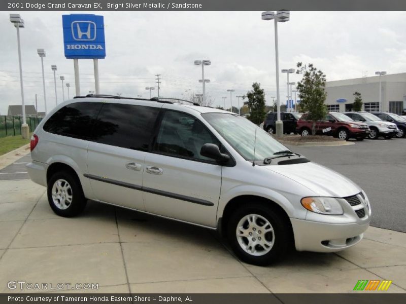 Bright Silver Metallic / Sandstone 2001 Dodge Grand Caravan EX