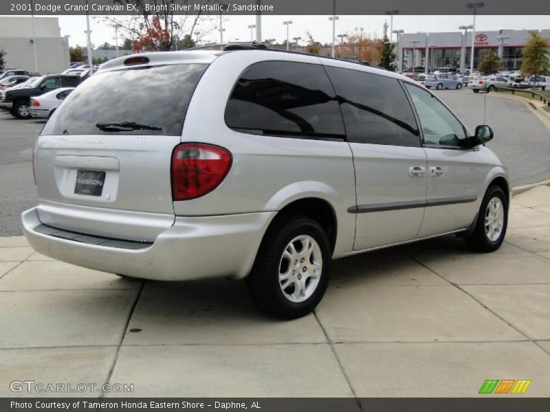 Bright Silver Metallic / Sandstone 2001 Dodge Grand Caravan EX