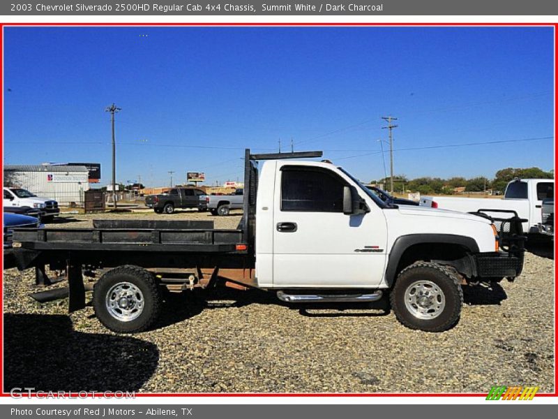 Summit White / Dark Charcoal 2003 Chevrolet Silverado 2500HD Regular Cab 4x4 Chassis