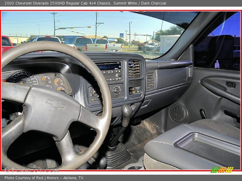 Summit White / Dark Charcoal 2003 Chevrolet Silverado 2500HD Regular Cab 4x4 Chassis
