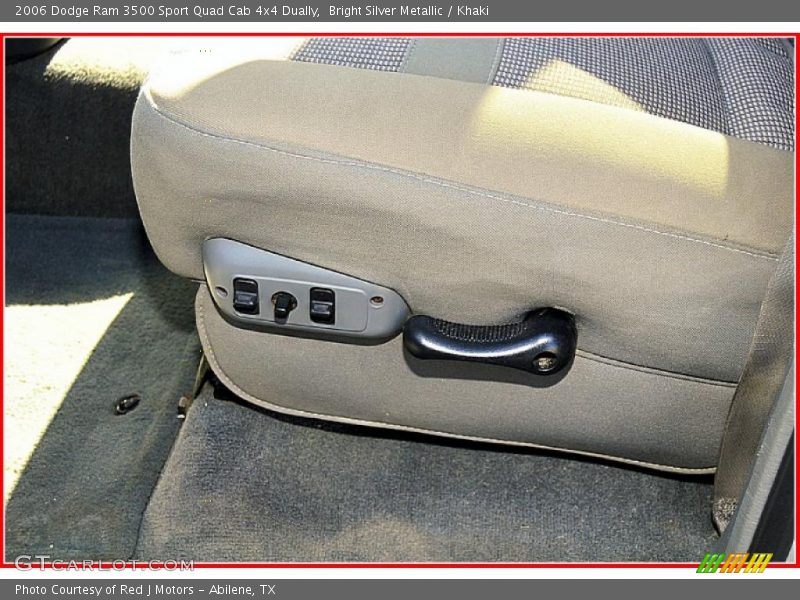 Bright Silver Metallic / Khaki 2006 Dodge Ram 3500 Sport Quad Cab 4x4 Dually