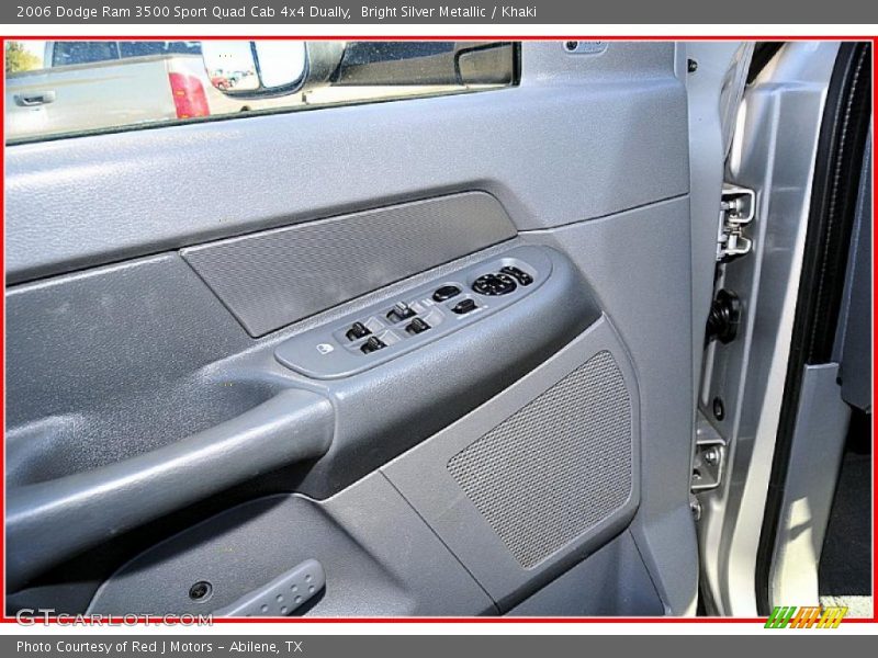 Bright Silver Metallic / Khaki 2006 Dodge Ram 3500 Sport Quad Cab 4x4 Dually