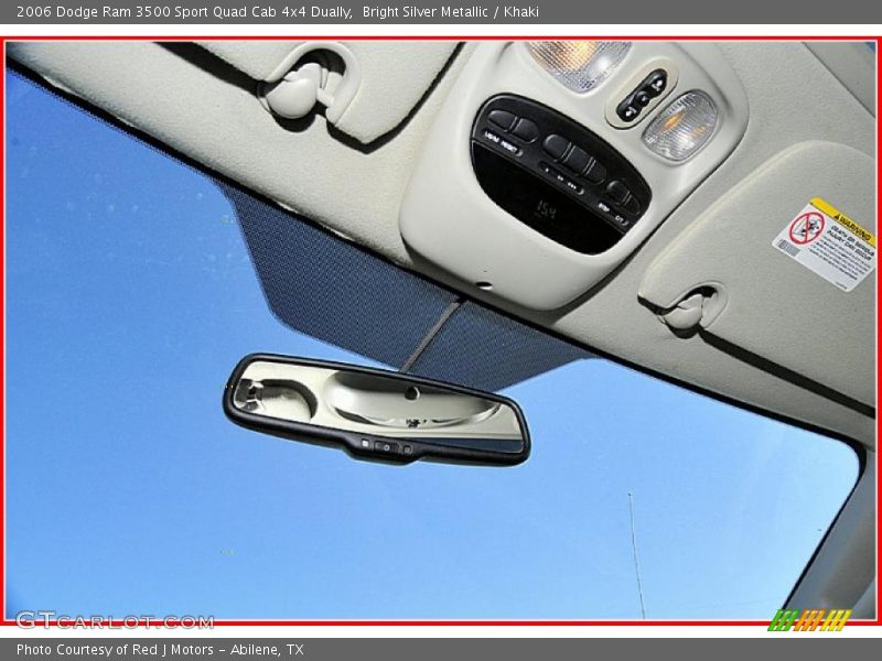 Bright Silver Metallic / Khaki 2006 Dodge Ram 3500 Sport Quad Cab 4x4 Dually