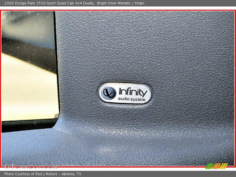Bright Silver Metallic / Khaki 2006 Dodge Ram 3500 Sport Quad Cab 4x4 Dually