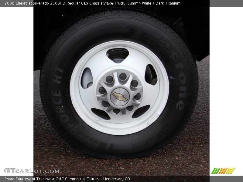  2008 Silverado 3500HD Regular Cab Chassis Stake Truck Wheel