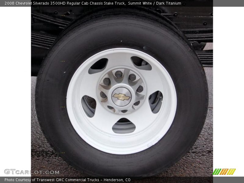  2008 Silverado 3500HD Regular Cab Chassis Stake Truck Wheel