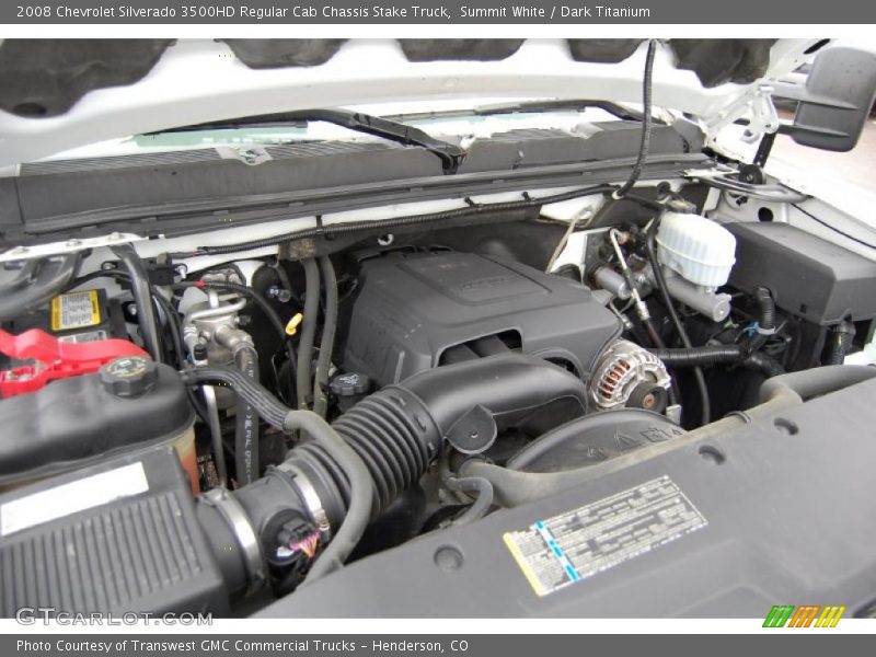  2008 Silverado 3500HD Regular Cab Chassis Stake Truck Engine - 6.0 Liter OHV 16-Valve VVT Vortec V8