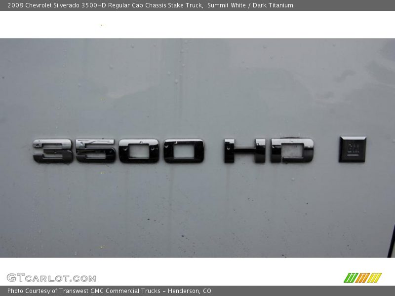 2008 Silverado 3500HD Regular Cab Chassis Stake Truck Logo