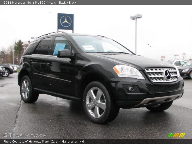 Black / Black 2011 Mercedes-Benz ML 350 4Matic