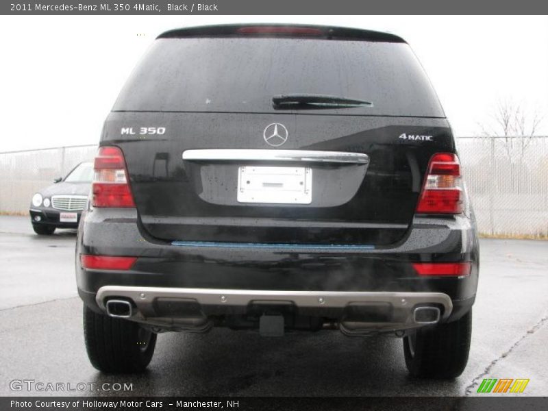 Black / Black 2011 Mercedes-Benz ML 350 4Matic