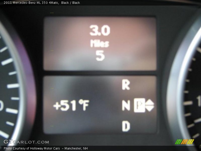Black / Black 2011 Mercedes-Benz ML 350 4Matic