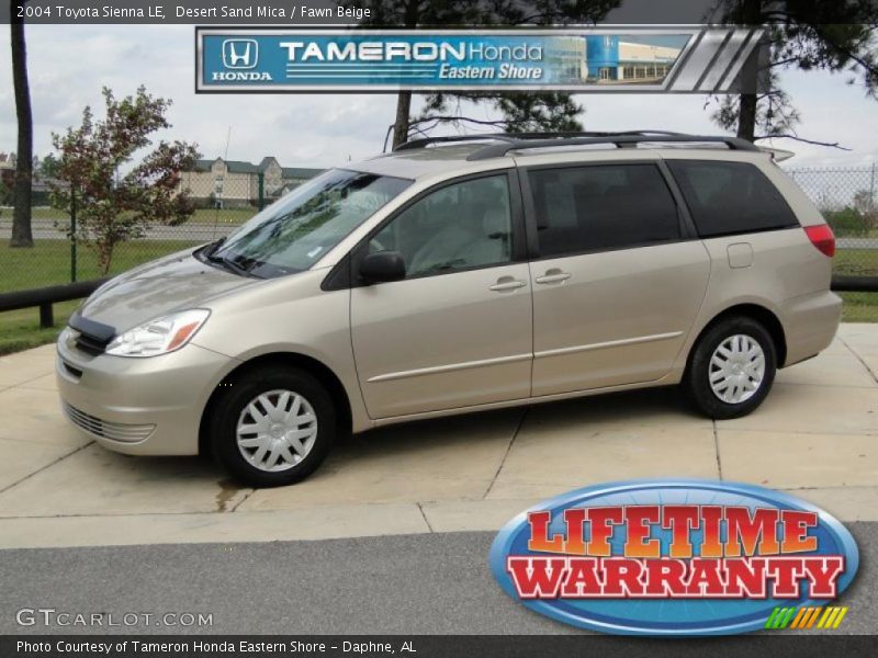 Desert Sand Mica / Fawn Beige 2004 Toyota Sienna LE