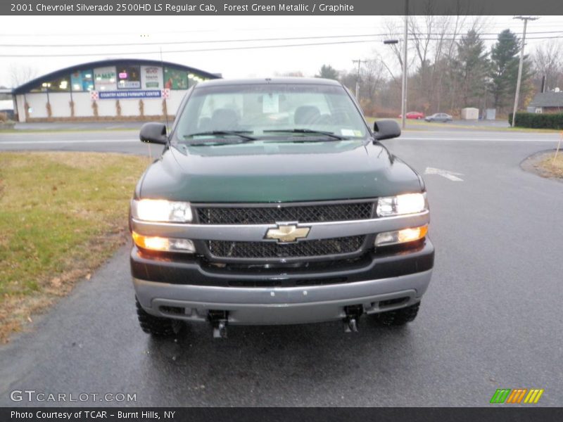 Forest Green Metallic / Graphite 2001 Chevrolet Silverado 2500HD LS Regular Cab