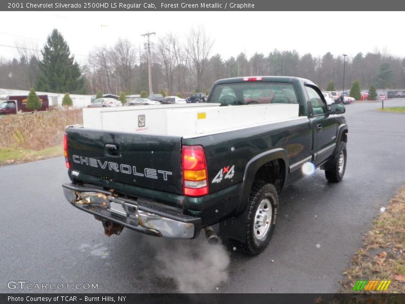 Forest Green Metallic / Graphite 2001 Chevrolet Silverado 2500HD LS Regular Cab