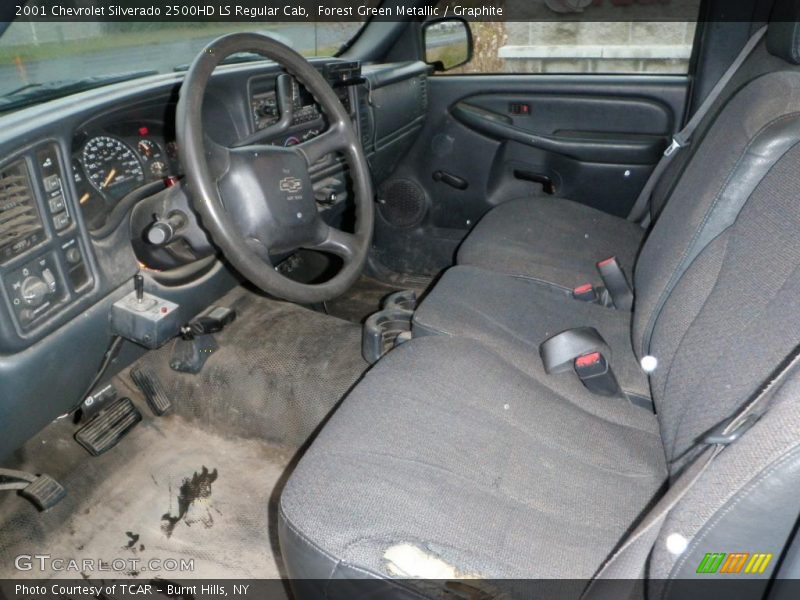 Forest Green Metallic / Graphite 2001 Chevrolet Silverado 2500HD LS Regular Cab