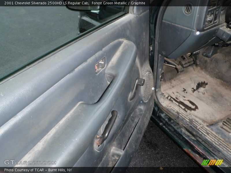 Forest Green Metallic / Graphite 2001 Chevrolet Silverado 2500HD LS Regular Cab