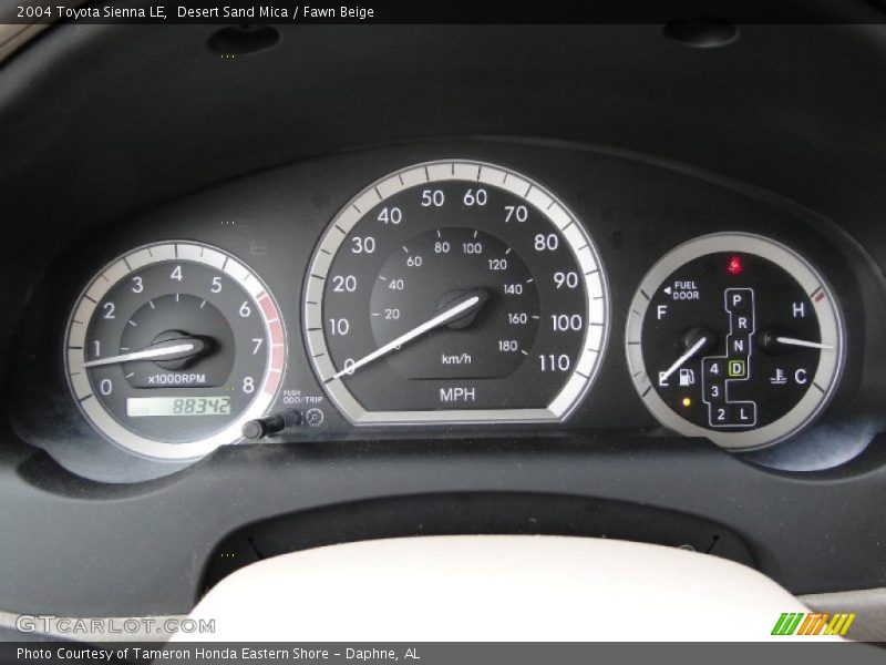 Desert Sand Mica / Fawn Beige 2004 Toyota Sienna LE