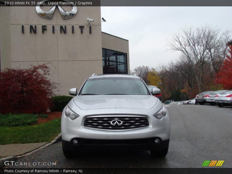 Liquid Platinum / Graphite 2010 Infiniti FX 35 AWD