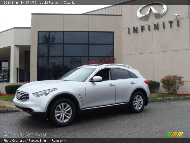 Liquid Platinum / Graphite 2010 Infiniti FX 35 AWD